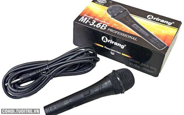 Bộ 2 micro karaoke Arirang Mi-3.6B