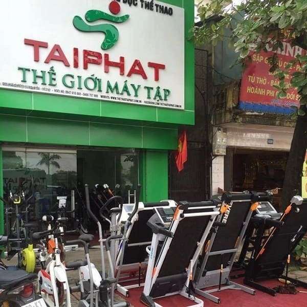 Cửa hàng bán máy chạy bộ tại Bình Định thuộc một trong những chi nhánh của tập đoàn Tài Phát Sport.