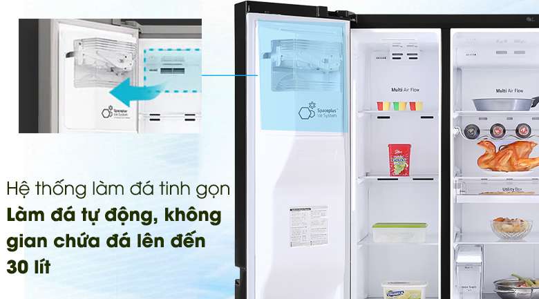 Tính năng làm đá tự động hiện đại 