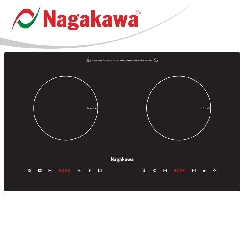 Bếp đôi điện từ Nagakawa NAG1201