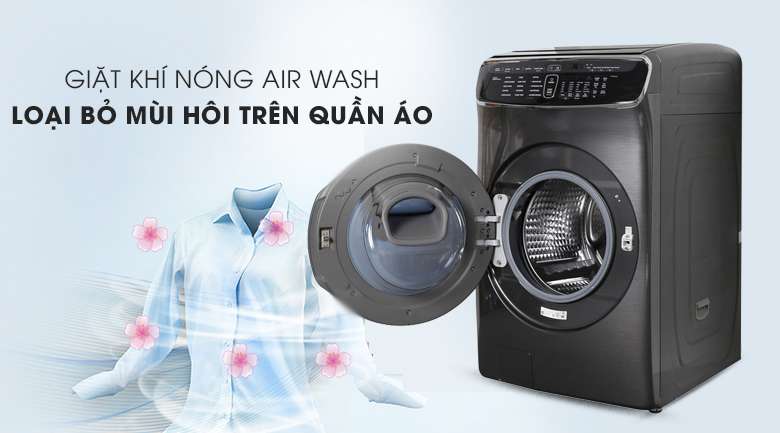 Máy giặt lồng đôi Samsung FlexWash WR24M9960KV/SV - air