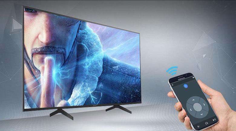 Remote-Android Tivi Sony 4K 65 inch KD-65X7500H