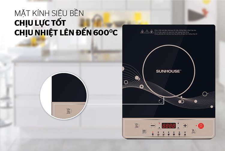 Bếp Từ Cơ Sunhouse SHD6149 - Tặng Nồi Lẩu - Hàng chính hãng