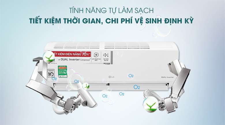 Máy lạnh LG Inverter 1 HP V10ENH1 - tự làm sạch