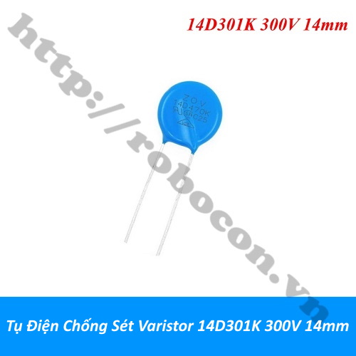 Tụ Điện Chống Sét Varistor 10D101K 100V 10mm