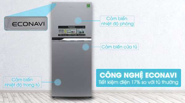 Công nghệ ECONAVI tiết kiệm điện trên tủ lạnh Panasonic