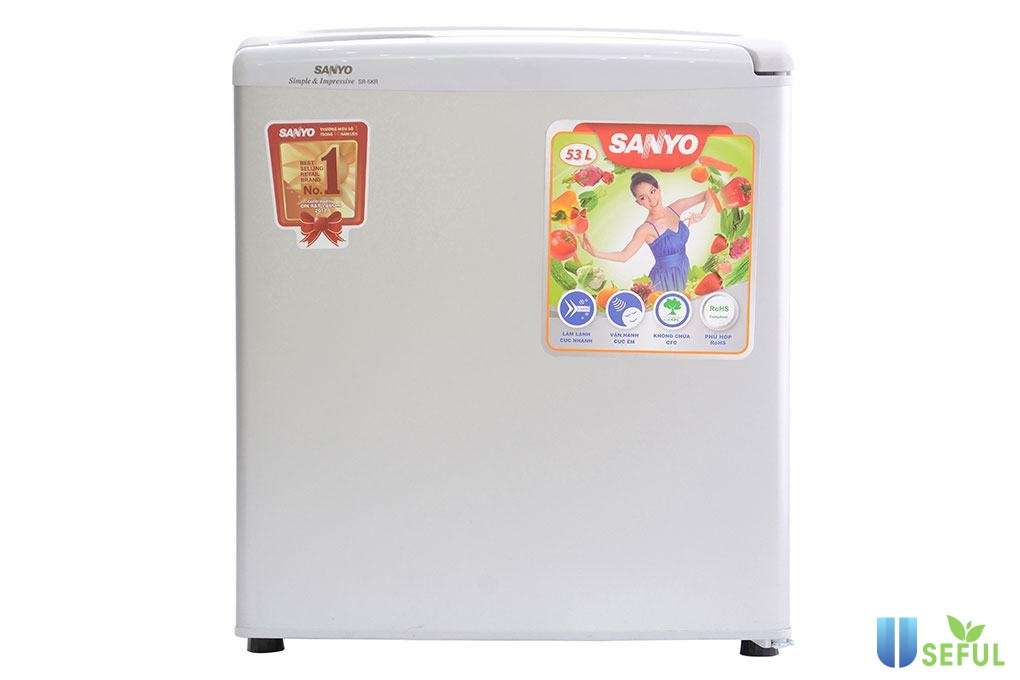 Tủ lạnh dưới 2 triệu với dung tích 50l của Sanyo