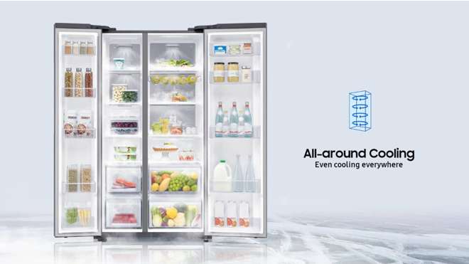 Đánh giá nhanh tủ lạnh Samsung Side by side RS5000 - 6