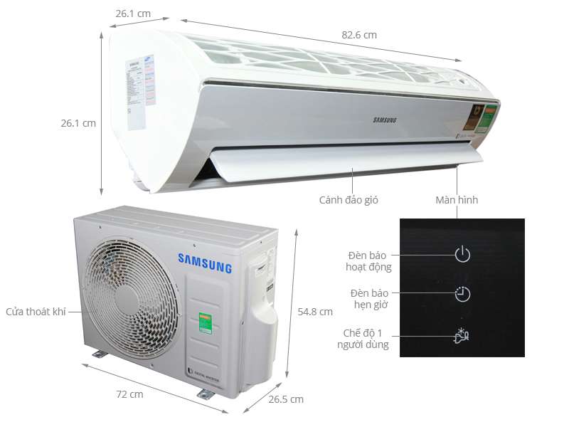 Máy lạnh Samsung AR10KVFSBWKNSV