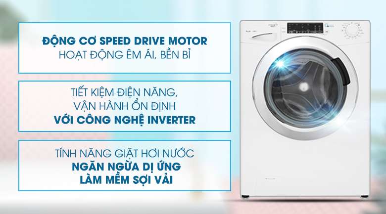 Máy giặt Candy Inverter 9 kg GVS 149THC3/1-04 – Chỉ giao HCM | Tiki