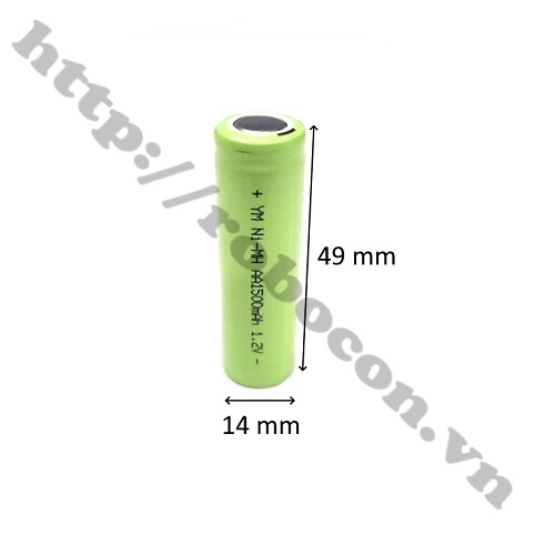 Pin Sạc Ni-MH AA 1.2V 1500mAh 