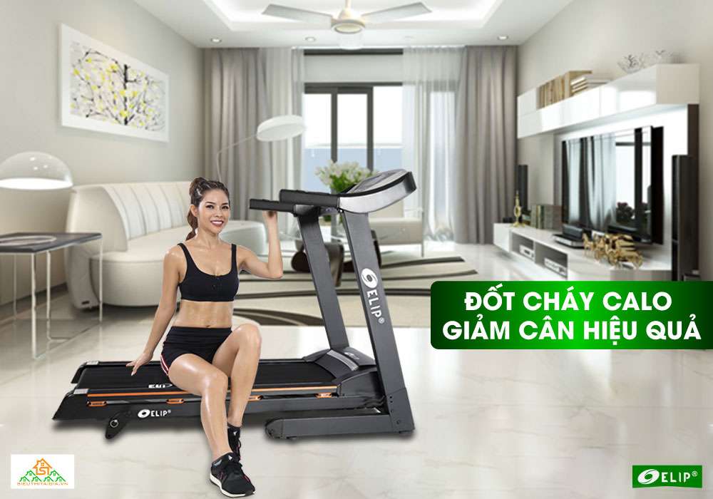 Máy chạy bộ điện Elip 1500 - Thanh lý 