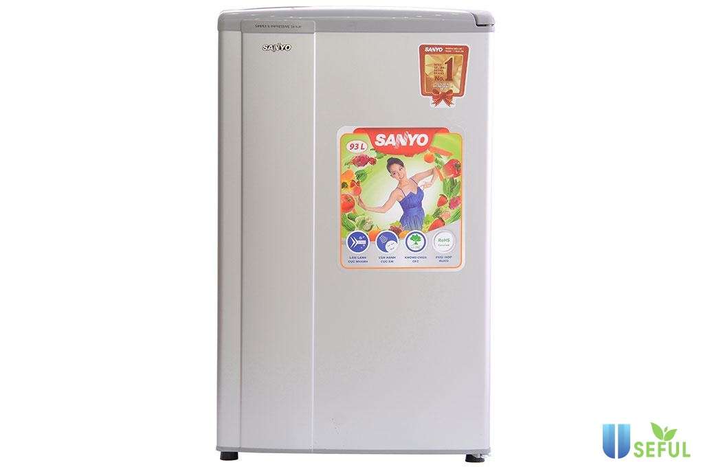 Tủ lạnh giá dưới 2 triệu Sanyo Mini với thiết kế hiện đại nhỏ gọn