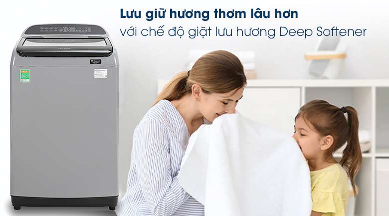 Máy giặt Samsung Inverter 9 kg WA90T5260BY/SV - Giặt lưu hương