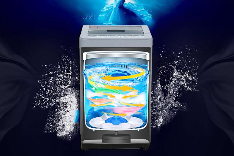 Máy Giặt Cửa Trên Panasonic NA-F80VS9GRV (8Kg)