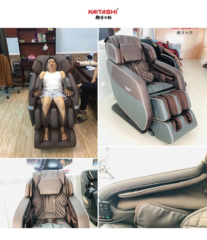 Các chi tiết trên ghế massage Kaitashi KS-450