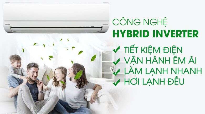 máy lạnh toshiba inverter 1 hp ras-h10d2kcvg-v