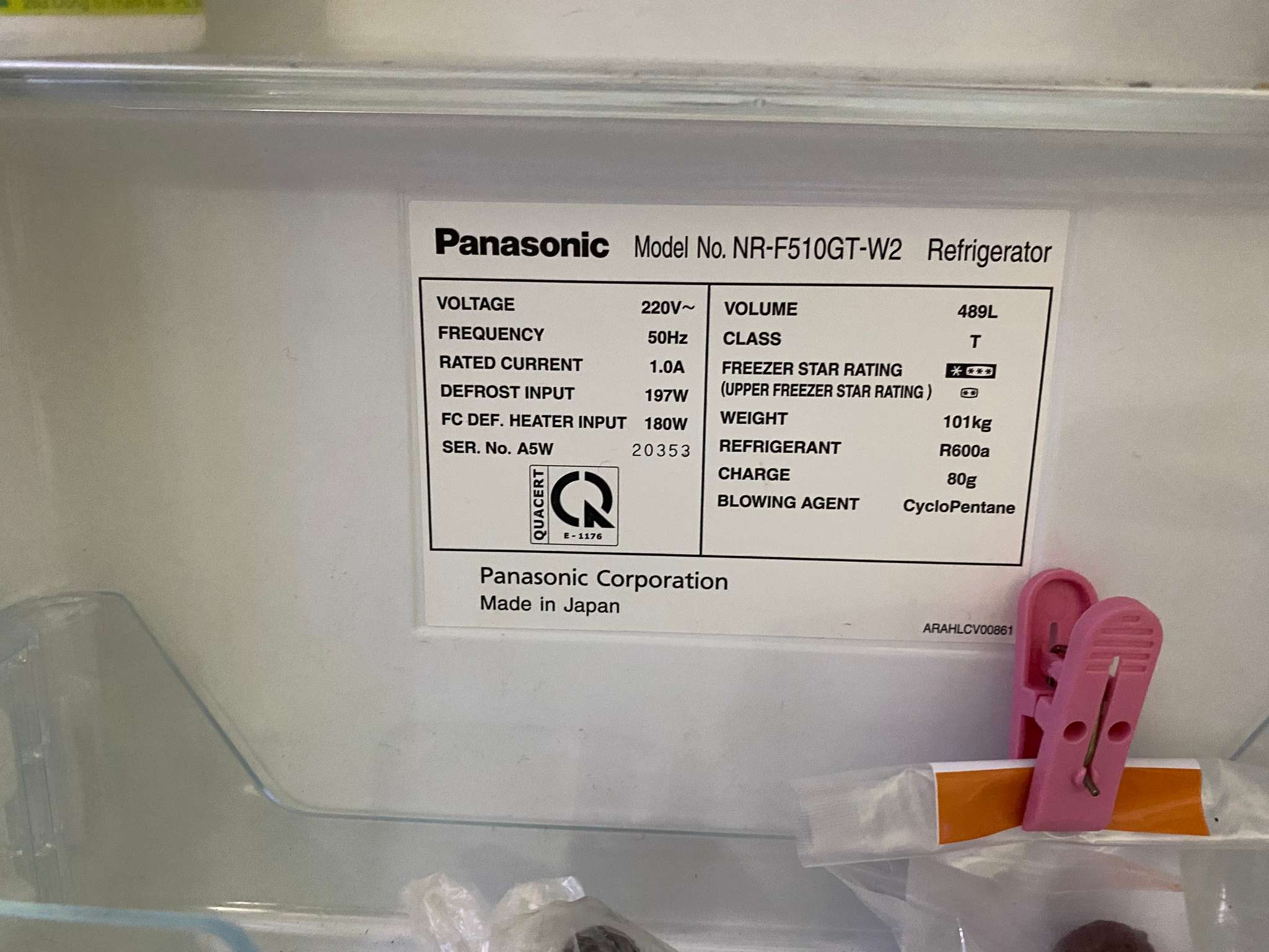 Review Tủ lạnh Panasonic NR-F510GT-W2 sau 5 năm sử dụng (2016-2021)