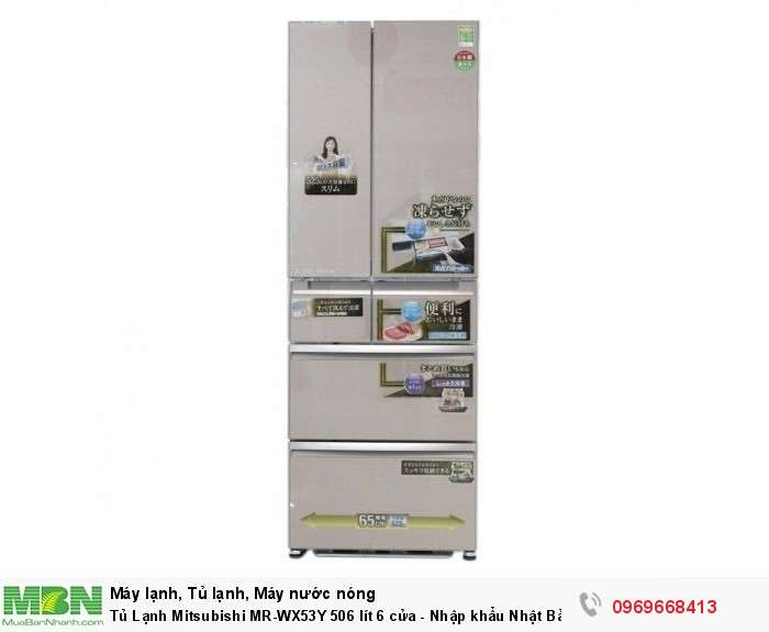 Tủ Lạnh Mitsubishi MR-WX53Y 506 lít 6 cửa - Nhập khẩu Nhật Bản0