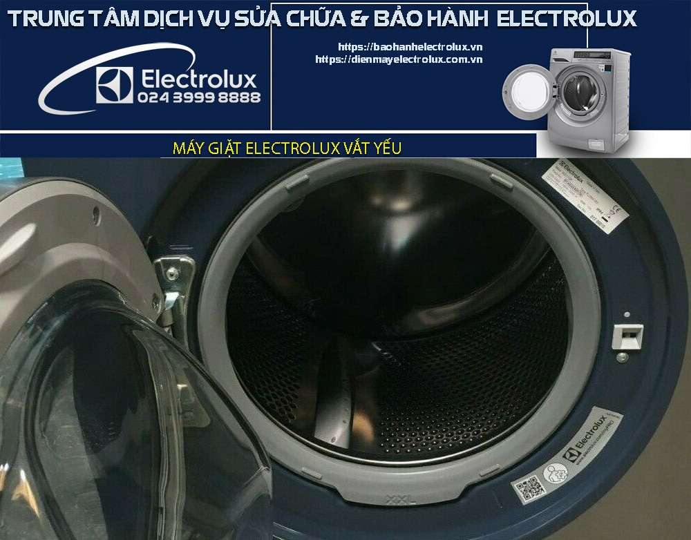 Máy giặt Electrolux vắt yếu, nguyên nhân do đâu?