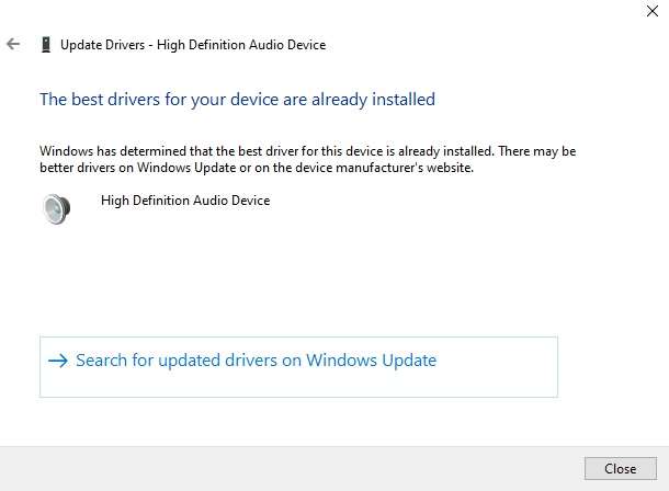 Update driver âm thanh cho laptop