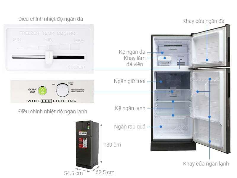 Tủ lạnh 200 lít