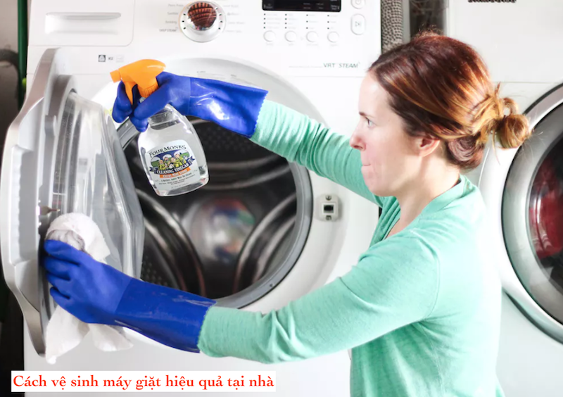 Hướng dẫn cách vệ sinh máy giặt bằng giấm đúng cách