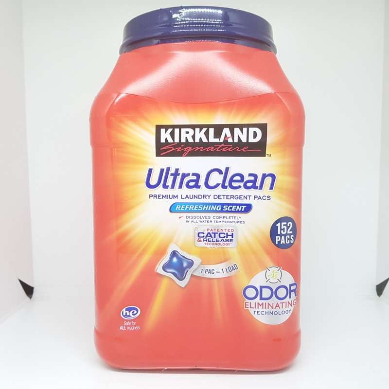 Viên giặt xả quần áo Kirkland Ultra Clean 152 viên của Mỹ - KL02 2