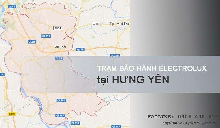 Bảo hành Electrolux tại Hưng Yên