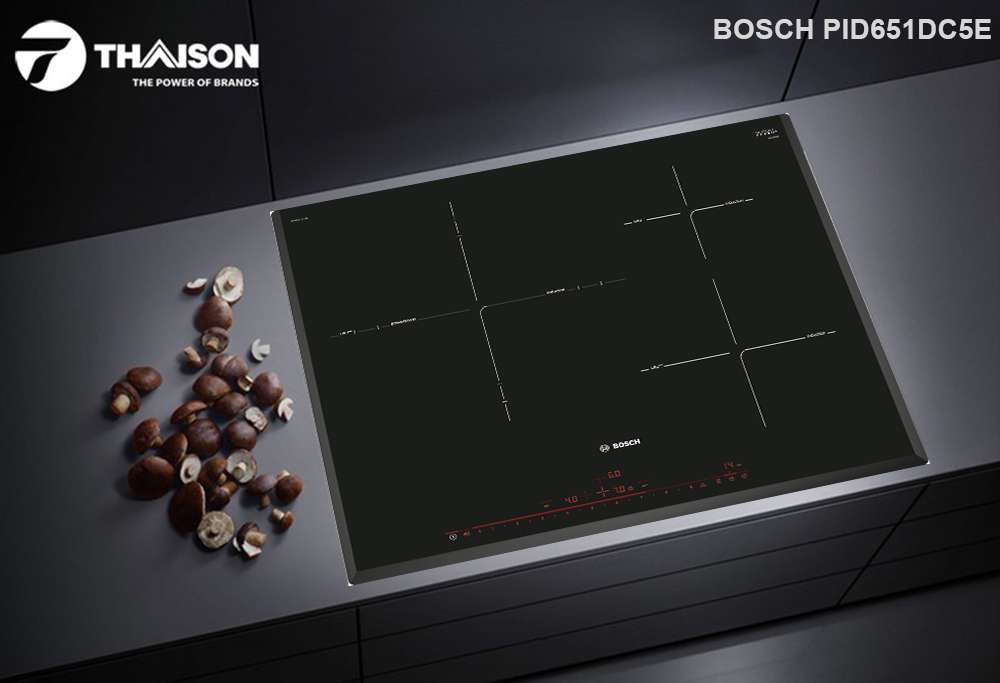 Đánh giá bếp từ Bosch PID651DC5E Serie 8 nhập khẩu.
