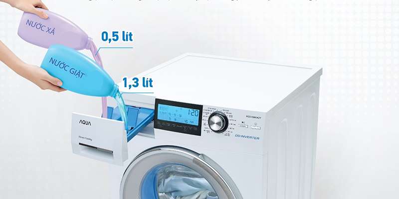 Các loại nước giặt cho máy giặt cửa ngang?