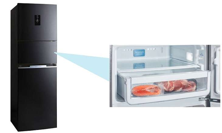 Chức năng cấp đông mềm trên tủ lạnh Electrolux có ngăn đa nhiệt độ