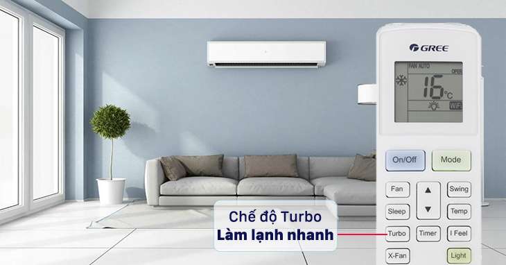 Chế độ Turbo trên máy lạnh Gree