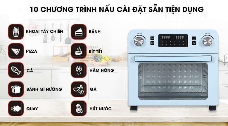 Chức năng Lò nướng Unie Q36 25 lít