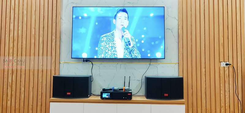 Lắp đặt dàn karaoke gia đình chị Lan tại Hà Đông – HN