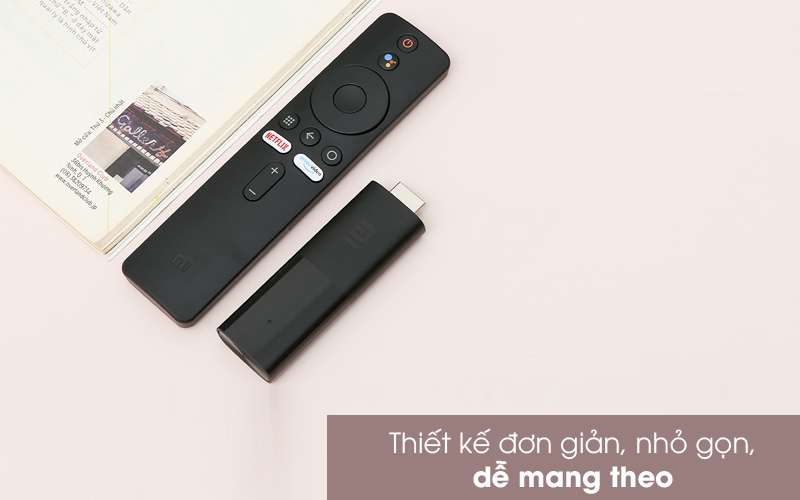 Nhỏ gọn, tiện lợi - Đầu Thu TV Xiaomi Mi TV Stick Đen