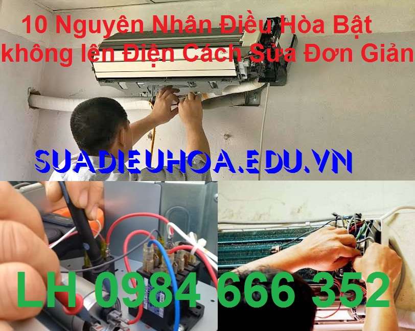 Điều hòa bật không lên điện