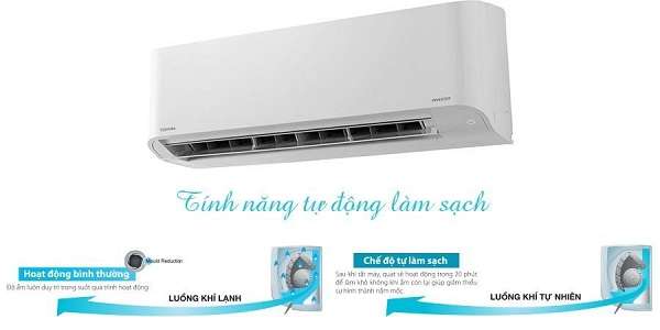  Tín năng nổi trội của máy lạnh Toshiba Inverter 2 HP RAS-H18BKCV-V (giá tham khảo 13.900.000 đồng)