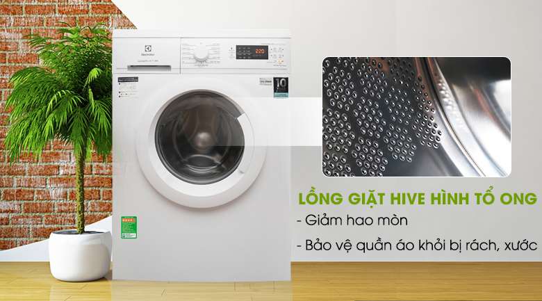 Lồng giặt HIVE - Máy giặt Electrolux Inverter 8 Kg EWF8025DGWA