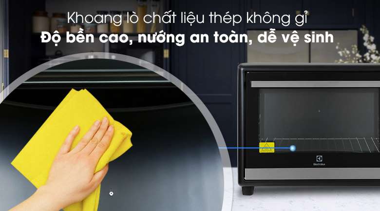 Lò Nướng Electrolux EOT40DBD 40 Lít cho bữa ăn phong phú với nhiều món nướng