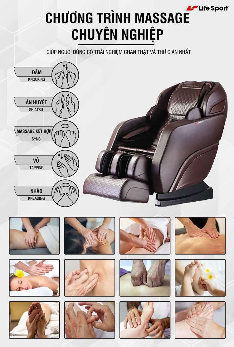 Ghế massage Life Sport LS-2200 | góp 0%