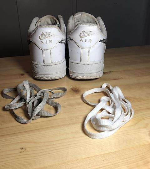 giặt dây giày 2