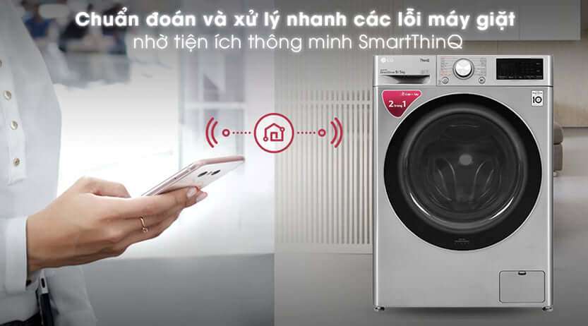 Ứng dụng LG ThinQ của máy giặt LG FV1409G4Vv