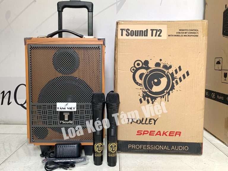 Loa kéo mini T'Sound T72 bass 2 tấc