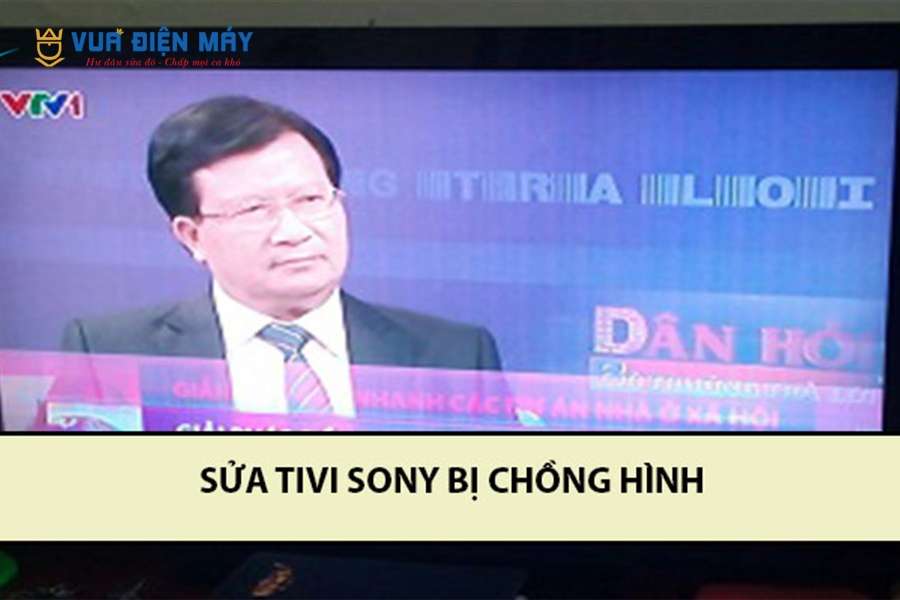 lỗi tivi sony bị chồng ảnh