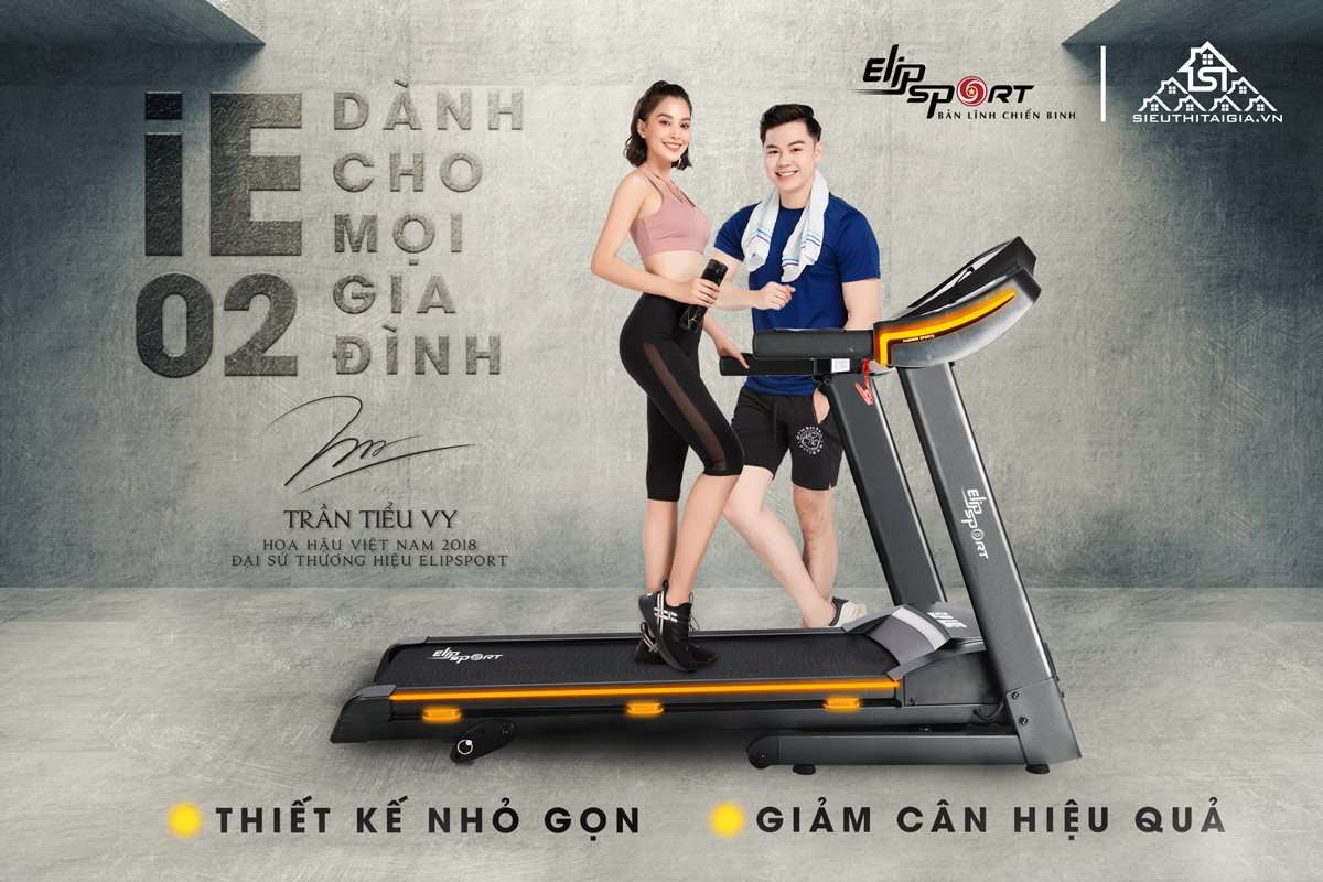 Máy Chạy Bộ Điện Elip iLike iE02 