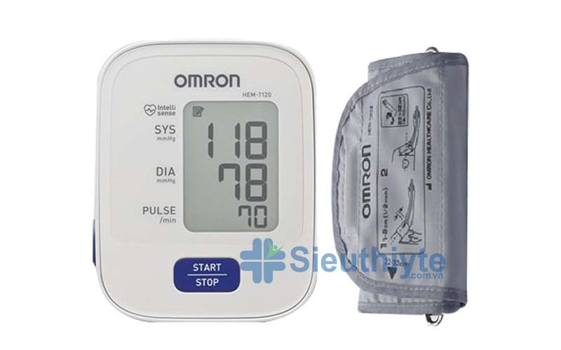 máy đo huyết áp bắp tay omron 7120