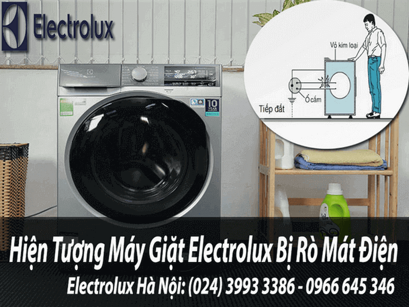 Máy giặt electrolux bị mát điện