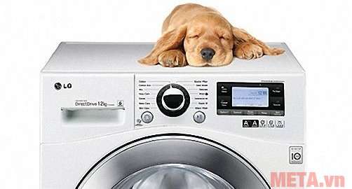 Máy giặt hơi nước LG WD-35600 với động cơ truyền động trực tiếp giúp máy vận hành êm ái  