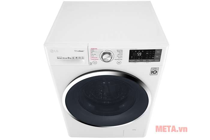 Máy giặt LG 9kg FC1409S2W dễ dàng cho thêm đồ giặt trong lúc máy đang vận hành